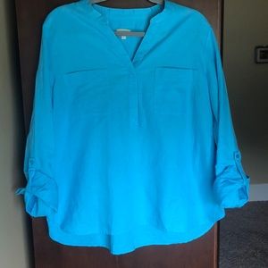 Talbots Linen Blouse